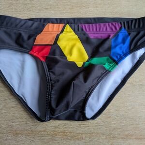 Men's Low Rise Swim Brief With Adjustable Drawstring